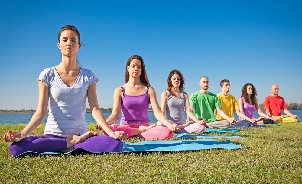 Meditating in Nature