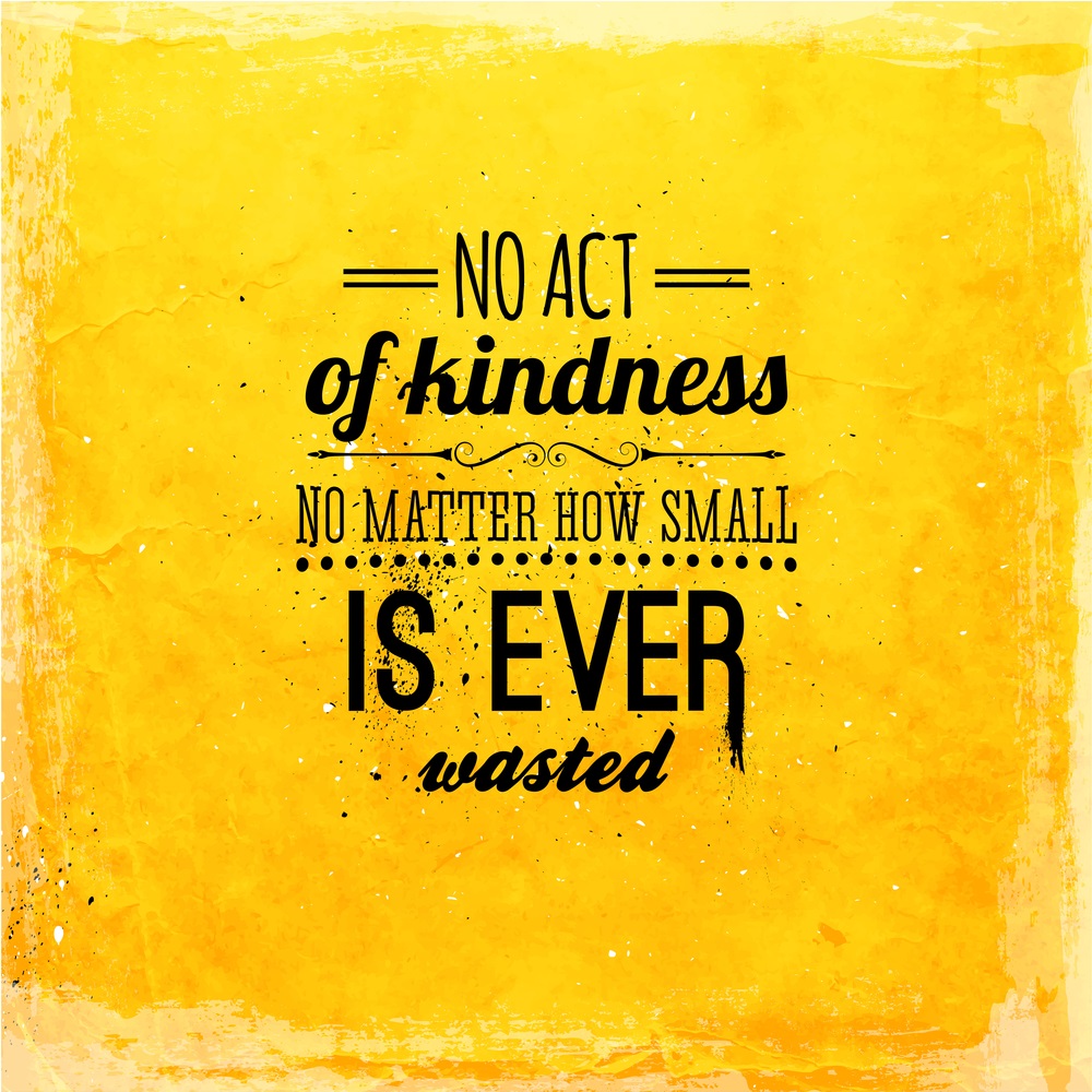 show kindness towards others
