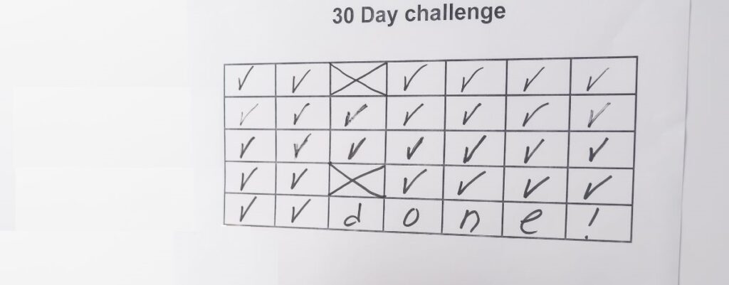 30-day challenges