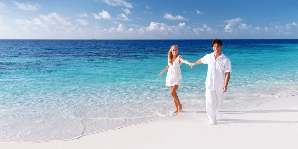 couple on the beach