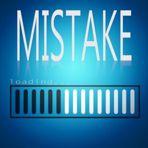 let go of a mistake